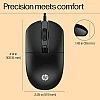 HP M070 Ergonomic Wired Mouse 1600 DPI with Adjustable DPI 1000-1200 3 Years Warranty HP M070 Ergonomic Wired Mouse 1600 DPI with Adjustable DPI 1000-1200 3 Years Warranty