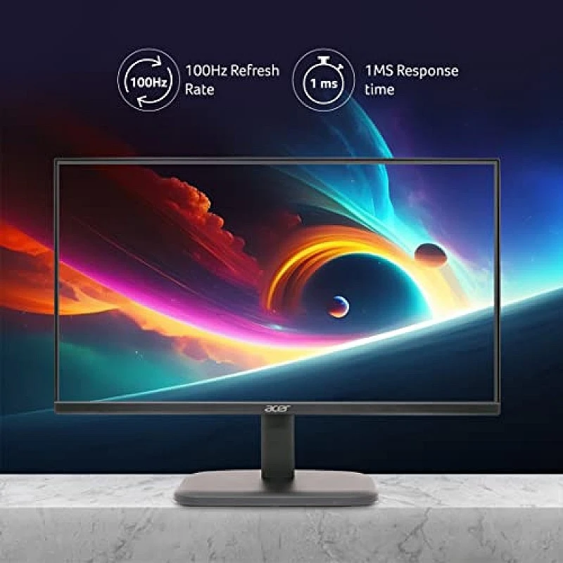 Acer EK240Y H 23.8 Inch (60.4 cm) Full HD (1920x1080) VA Panel LCD Monitor with LED Back Light 100Hz Refresh Rate (Black) Acer EK240Y H 23.8 Inch (60.4 cm) Full HD (1920x1080) VA Panel LCD Monitor with LED Back Light 100Hz Refresh Rate (Black)