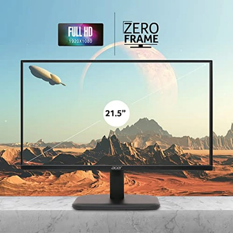 Acer EK240Y H 23.8 Inch (60.4 cm) Full HD (1920x1080) VA Panel LCD Monitor with LED Back Light 100Hz Refresh Rate (Black) Acer EK240Y H 23.8 Inch (60.4 cm) Full HD (1920x1080) VA Panel LCD Monitor with LED Back Light 100Hz Refresh Rate (Black)