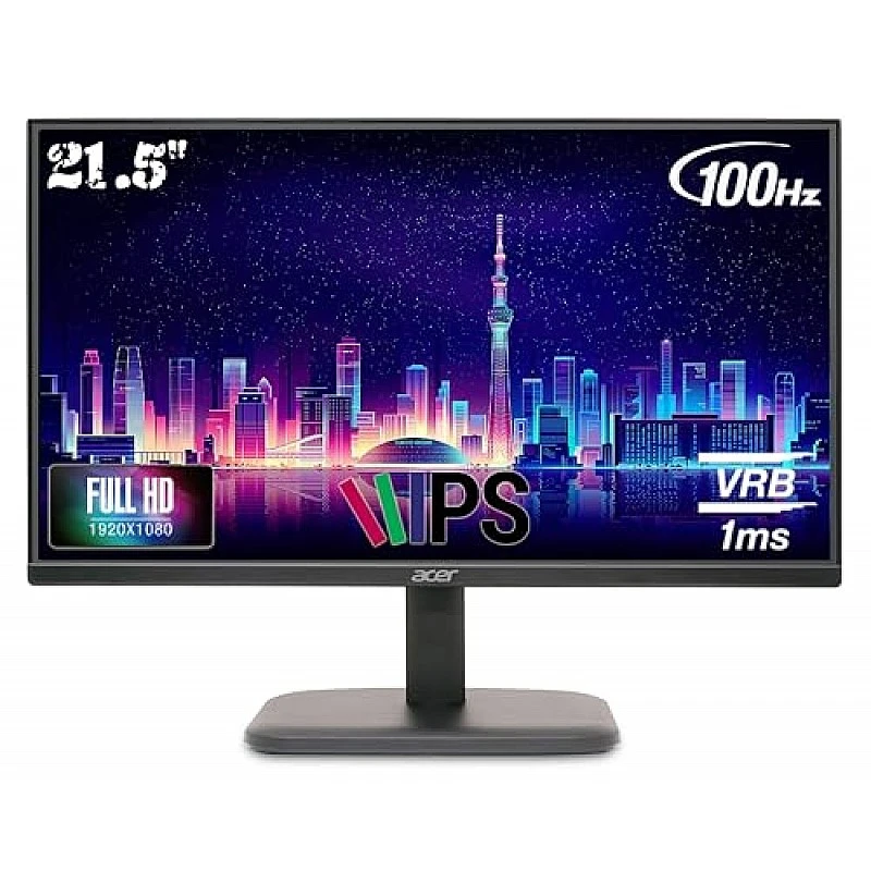 Acer EK240Y H 23.8 Inch (60.4 cm) Full HD (1920x1080) VA Panel LCD Monitor with LED Back Light 100Hz Refresh Rate (Black) Acer EK240Y H 23.8 Inch (60.4 cm) Full HD (1920x1080) VA Panel LCD Monitor with LED Back Light 100Hz Refresh Rate (Black)