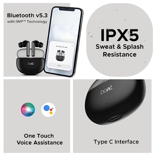 boAt Airdopes 141 Neo True Wireless Earbuds with 50 hrs Playback, BEAST ModeIPX5 (Midnight Black) boAt Airdopes 141 Neo True Wireless Earbuds with 50 hrs Playback, BEAST ModeIPX5 (Midnight Black)