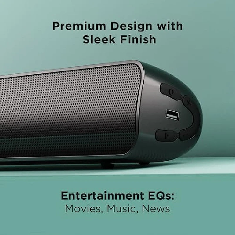 boAt Aavante Bar 1180 60 Watt 2.0 Channel Wireless Bluetooth Soundbar(Premium Black) boAt Aavante Bar 1180 60 Watt 2.0 Channel Wireless Bluetooth Soundbar(Premium Black)