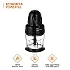 Amazon Basics 300 Watts Wired Electric Chopper with 4-Leaf Rust-Resistant Blades and Unbreakable 830 ml (Black) Amazon Basics 300 Watts Wired Electric Chopper with 4-Leaf Rust-Resistant Blades and Unbreakable 830 ml (Black)