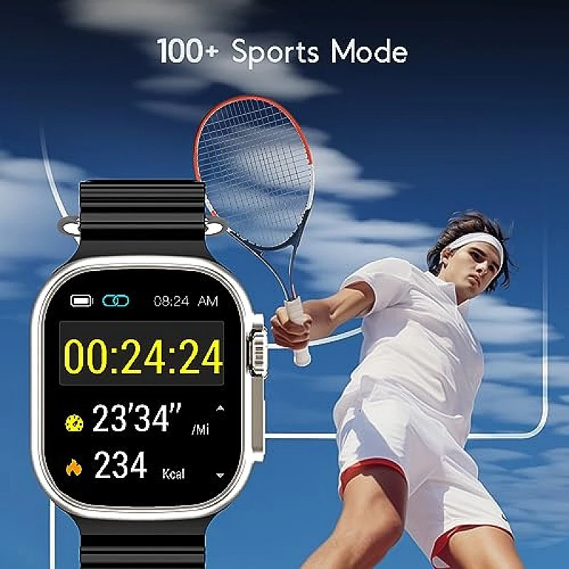 boAt Wave Elevate Smart Watch with 1.96 Display BT Calling Functional Crown Active Black boAt Wave Elevate Smart Watch with 1.96 Display BT Calling Functional Crown Active Black