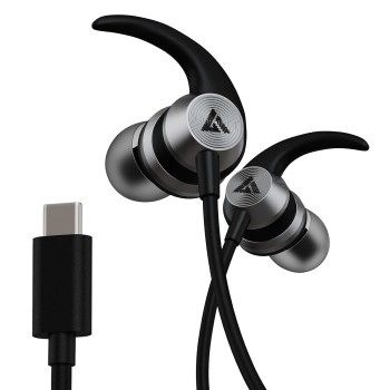 Boult Audio X1 Pro Wired Earphones with Type-C Port, (Black)