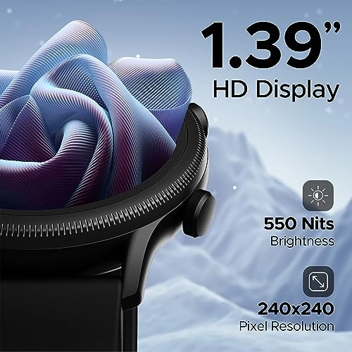 boAt Flash Plus Smart Watch with 1.39 Inch HD Display, Bluetooth Calling, 100+ Sports Mode, AI Voice Assistant Active Black boAt Flash Plus Smart Watch with 1.39 Inch HD Display, Bluetooth Calling, 100+ Sports Mode, AI Voice Assistant Active Black