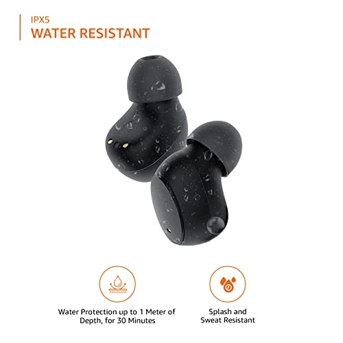 AmazonBasics Truly Wireless in Ear Earbuds with Built-in Mic Touch (Black) AmazonBasics Truly Wireless in Ear Earbuds with Built-in Mic Touch (Black)