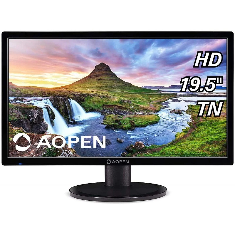 Acer Aopen 20CH1Q 19.5-Inch HD Backlit LED LCD 1366 X 768 Pixels Monitor I 200 Nits Brightness 60Hz Refresh Rate (Black) Acer Aopen 20CH1Q 19.5-Inch HD Backlit LED LCD 1366 X 768 Pixels Monitor I 200 Nits Brightness 60Hz Refresh Rate (Black)