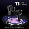 beatXP Vibe XPods Bluetooth True Wireless Ear buds with 60H Playtime, Quad Mic ENC, Gaming Mode Black beatXP Vibe XPods Bluetooth True Wireless Ear buds with 60H Playtime, Quad Mic ENC, Gaming Mode Black