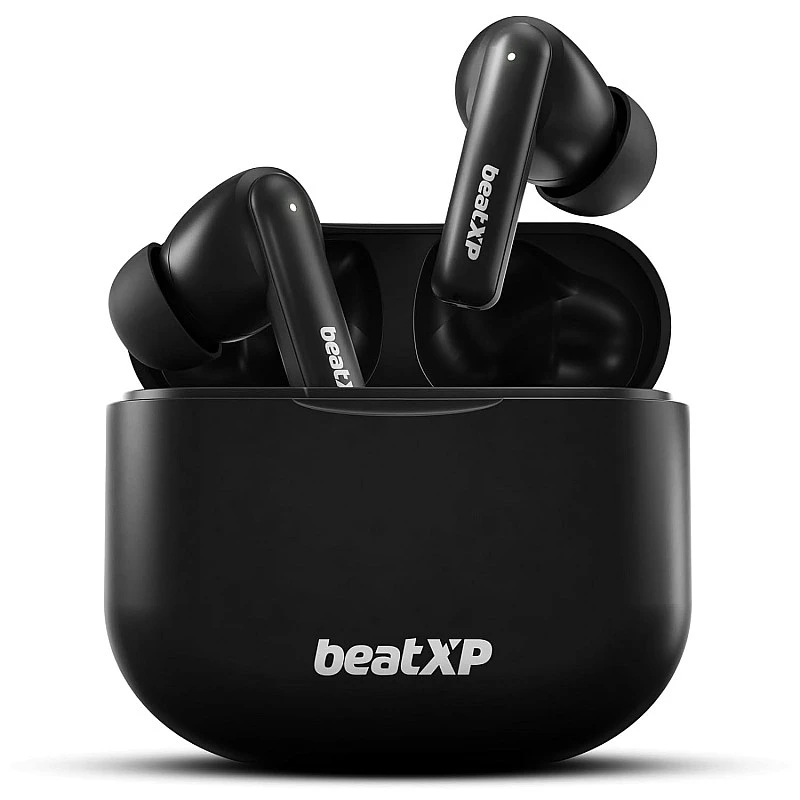 beatXP Vibe XPods Bluetooth True Wireless Ear buds with 60H Playtime, Quad Mic ENC, Gaming Mode Black beatXP Vibe XPods Bluetooth True Wireless Ear buds with 60H Playtime, Quad Mic ENC, Gaming Mode Black