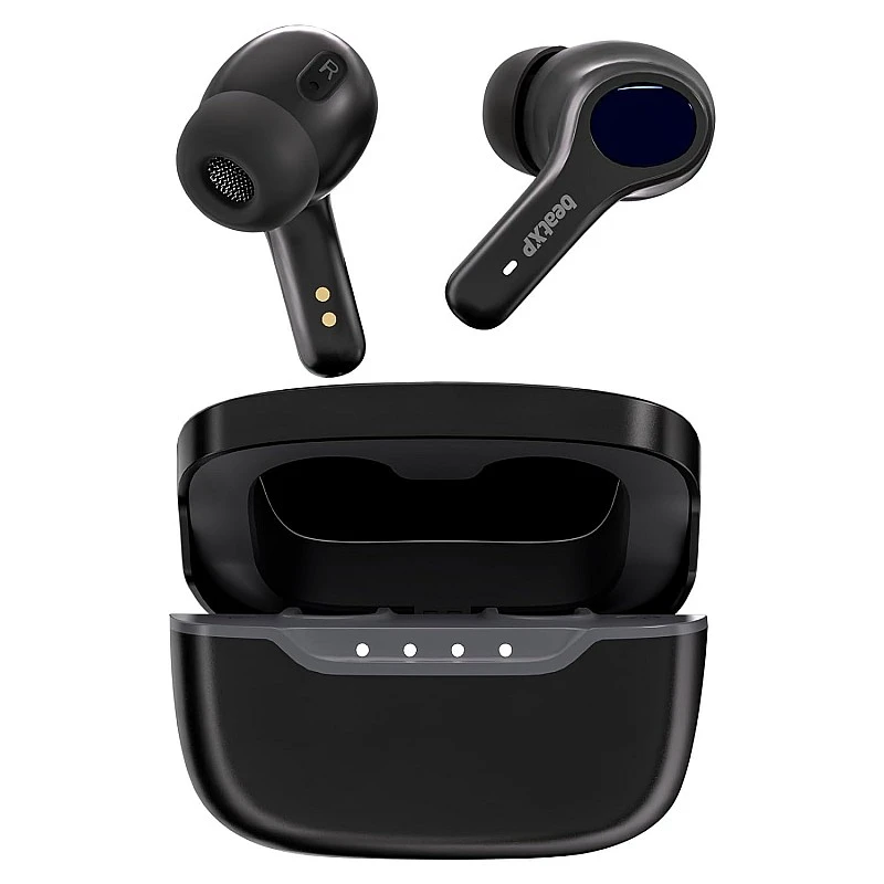 beatXP Pulse XPods Bluetooth True Wireless Ear buds with 40H Playtime Low Latency for Gaming Mode Black beatXP Pulse XPods Bluetooth True Wireless Ear buds with 40H Playtime Low Latency for Gaming Mode Black