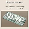 ASUS Marshmallow Kw100 Keyboard, Supports Up to 3 Devices Green Tea Latte ASUS Marshmallow Kw100 Keyboard, Supports Up to 3 Devices Green Tea Latte