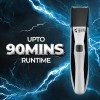 Beardo Chrome Beast Multipurpose Trimmer Set For Men  40,Length Settings  6 attachments