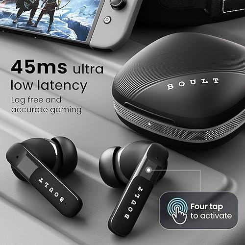 Boult Audio W50 Bluetooth Truly Wireless in Ear Earbuds with 50H Playtime (Ash Black)