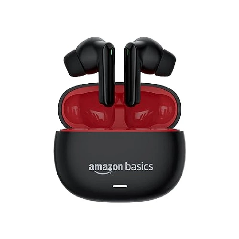 Amazon Basics True Wireless in-Ear Earbuds with Mic, Low-Latency (Black) Amazon Basics True Wireless in-Ear Earbuds with Mic, Low-Latency (Black)