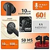 Amazon Basics True Wireless in-Ear Earbuds with Mic, Low-Latency (Black) Amazon Basics True Wireless in-Ear Earbuds with Mic, Low-Latency (Black)