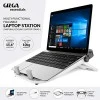 GIZGA essentials Portable Laptop Stand, Multi-Functional Foldable Stand for Laptop/MacBook, White GIZGA essentials Portable Laptop Stand, Multi-Functional Foldable Stand for Laptop/MacBook, White