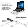 GIZGA essentials Portable Laptop Stand, Multi-Functional Foldable Stand for Laptop/MacBook, White GIZGA essentials Portable Laptop Stand, Multi-Functional Foldable Stand for Laptop/MacBook, White