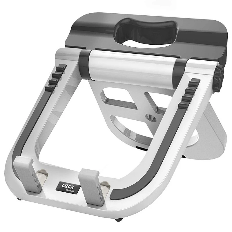 GIZGA essentials Portable Laptop Stand, Multi-Functional Foldable Stand for Laptop/MacBook, White GIZGA essentials Portable Laptop Stand, Multi-Functional Foldable Stand for Laptop/MacBook, White