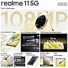 Realme 11 5G (Glory Gold, 8GB RAM, 256GB Storage) Refurbished