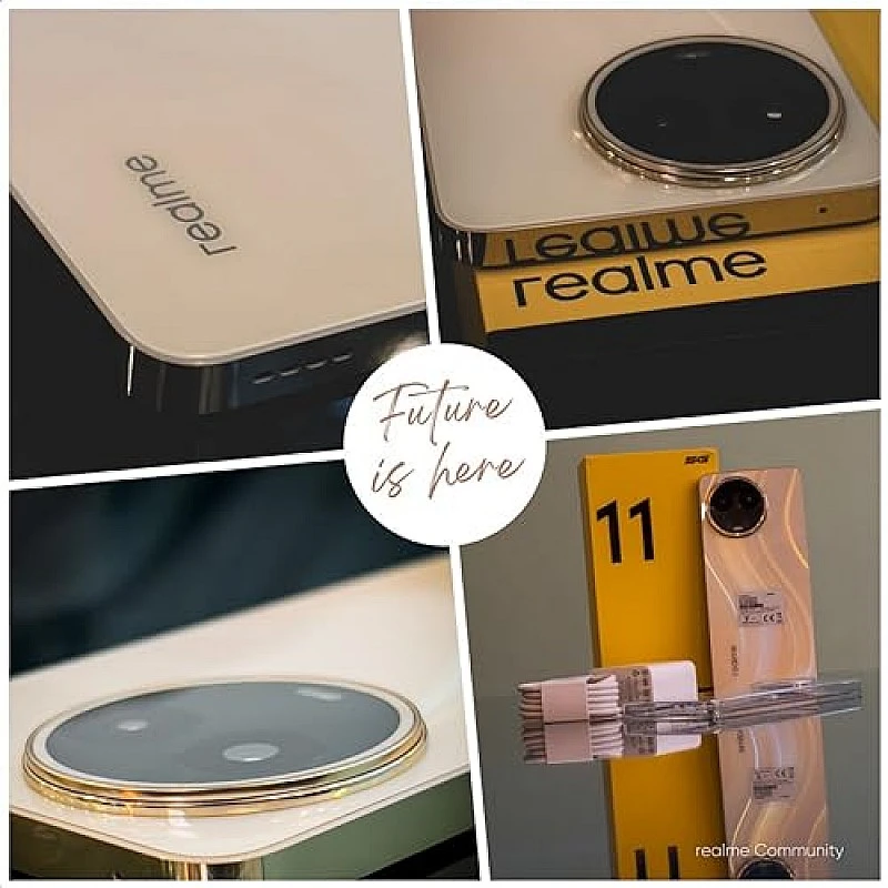 Realme 11 5G (Glory Gold, 8GB RAM, 256GB Storage) Refurbished