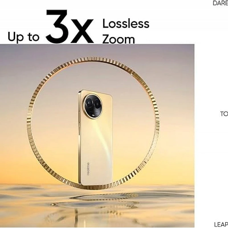 Realme 11 5G (Glory Gold, 8GB RAM, 256GB Storage) Refurbished