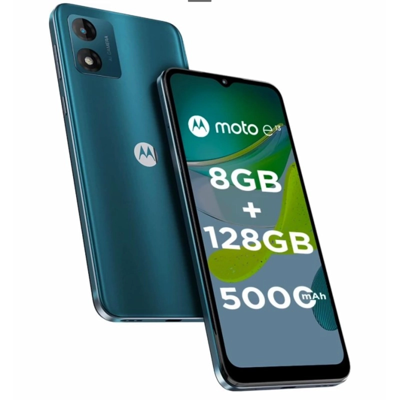 Motorola E13 4G (Aurora Green, 8GB RAM, 128GB Storage) Refurbished