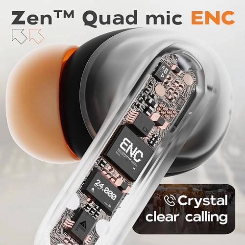 Boult Audio Z40 Pro with 100H Playtime, Quad Mic ENC in Ear Earbuds (Midnight) Boult Audio Z40 Pro with 100H Playtime, Quad Mic ENC in Ear Earbuds (Midnight)