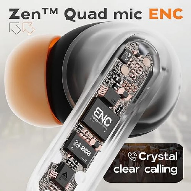 Boult Audio Z40 Pro with 100H Playtime, Quad Mic ENC in Ear Earbuds (Midnight) Boult Audio Z40 Pro with 100H Playtime, Quad Mic ENC in Ear Earbuds (Midnight)