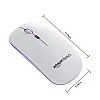 Amazon Basics Rechargeable Wireless Mouse with RGB LED Backlit 1600 DPI Ergonomic Mouse for Laptop, PC Amazon Basics Rechargeable Wireless Mouse with RGB LED Backlit 1600 DPI Ergonomic Mouse for Laptop, PC