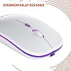 Amazon Basics Rechargeable Wireless Mouse with RGB LED Backlit 1600 DPI Ergonomic Mouse for Laptop, PC Amazon Basics Rechargeable Wireless Mouse with RGB LED Backlit 1600 DPI Ergonomic Mouse for Laptop, PC