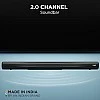 boAt Aavante Bar Rhythm Soundbar with 60W RMS Signature Sound, 2.0 Channel, Multi-Connectivity Modes Carbon Black boAt Aavante Bar Rhythm Soundbar with 60W RMS Signature Sound, 2.0 Channel, Multi-Connectivity Modes Carbon Black