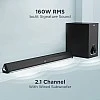 boAt Aavante Bar Rhythm Soundbar with 60W RMS Signature Sound, 2.0 Channel, Multi-Connectivity Modes Carbon Black boAt Aavante Bar Rhythm Soundbar with 60W RMS Signature Sound, 2.0 Channel, Multi-Connectivity Modes Carbon Black