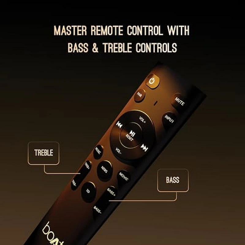 boAt Aavante Bar Rhythm Soundbar with 60W RMS Signature Sound, 2.0 Channel, Multi-Connectivity Modes Carbon Black boAt Aavante Bar Rhythm Soundbar with 60W RMS Signature Sound, 2.0 Channel, Multi-Connectivity Modes Carbon Black