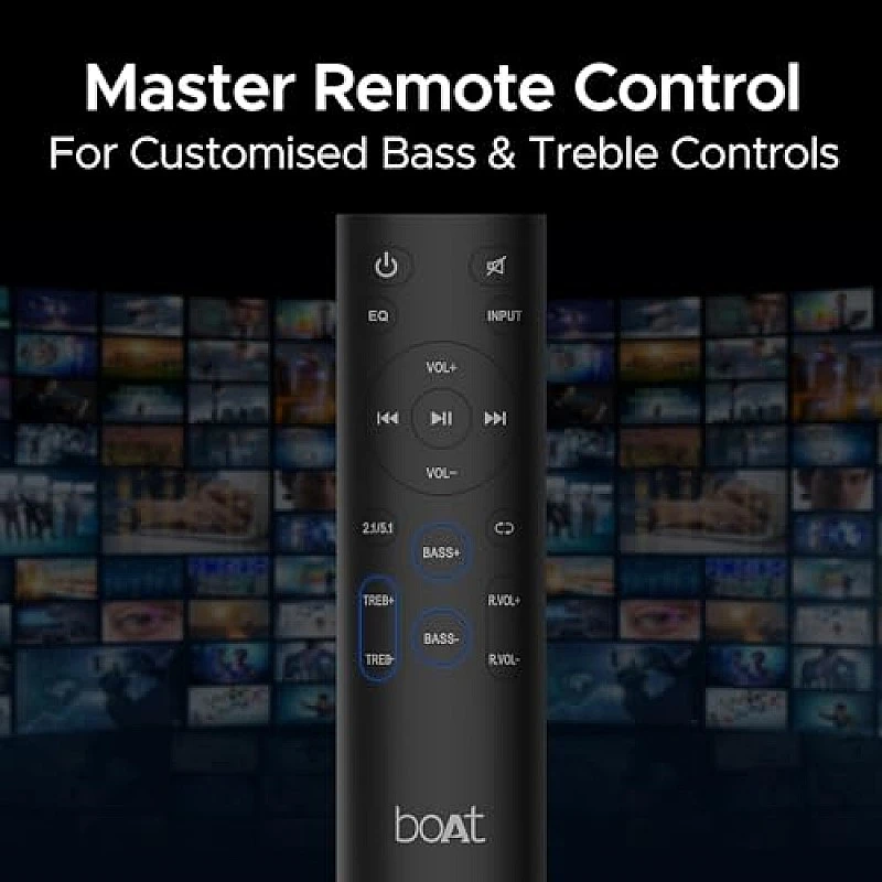 boAt Aavante Bar Rhythm Soundbar with 60W RMS Signature Sound, 2.0 Channel, Multi-Connectivity Modes Carbon Black boAt Aavante Bar Rhythm Soundbar with 60W RMS Signature Sound, 2.0 Channel, Multi-Connectivity Modes Carbon Black