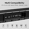 boAt Aavante Bar Rhythm Soundbar with 60W RMS Signature Sound, 2.0 Channel, Multi-Connectivity Modes Carbon Black boAt Aavante Bar Rhythm Soundbar with 60W RMS Signature Sound, 2.0 Channel, Multi-Connectivity Modes Carbon Black