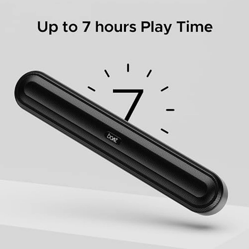 boAt Aavante Bar Rhythm Soundbar with 60W RMS Signature Sound, 2.0 Channel, Multi-Connectivity Modes Carbon Black boAt Aavante Bar Rhythm Soundbar with 60W RMS Signature Sound, 2.0 Channel, Multi-Connectivity Modes Carbon Black