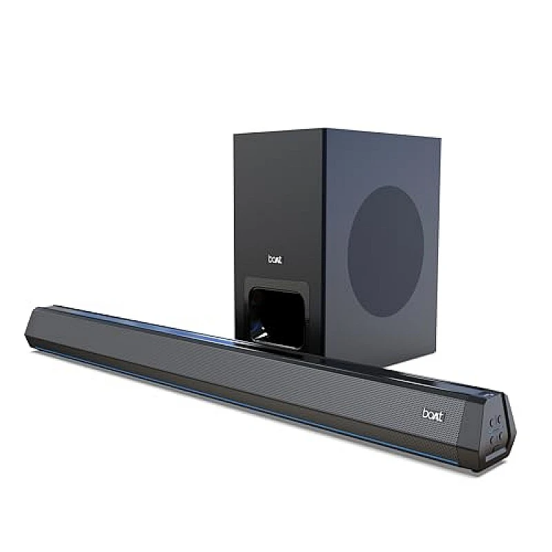 boAt Aavante Bar Rhythm Soundbar with 60W RMS Signature Sound, 2.0 Channel, Multi-Connectivity Modes Carbon Black boAt Aavante Bar Rhythm Soundbar with 60W RMS Signature Sound, 2.0 Channel, Multi-Connectivity Modes Carbon Black