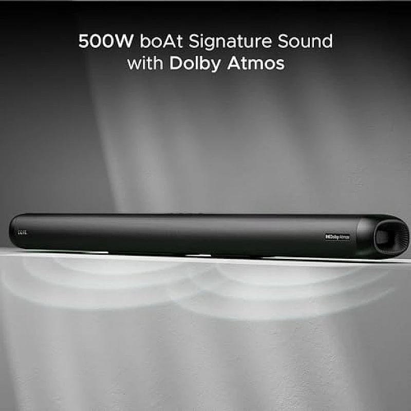 boAt Aavante Bar Rhythm Soundbar with 60W RMS Signature Sound, 2.0 Channel, Multi-Connectivity Modes Carbon Black boAt Aavante Bar Rhythm Soundbar with 60W RMS Signature Sound, 2.0 Channel, Multi-Connectivity Modes Carbon Black