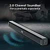 boAt Aavante Bar Rhythm Soundbar with 60W RMS Signature Sound, 2.0 Channel, Multi-Connectivity Modes Carbon Black boAt Aavante Bar Rhythm Soundbar with 60W RMS Signature Sound, 2.0 Channel, Multi-Connectivity Modes Carbon Black