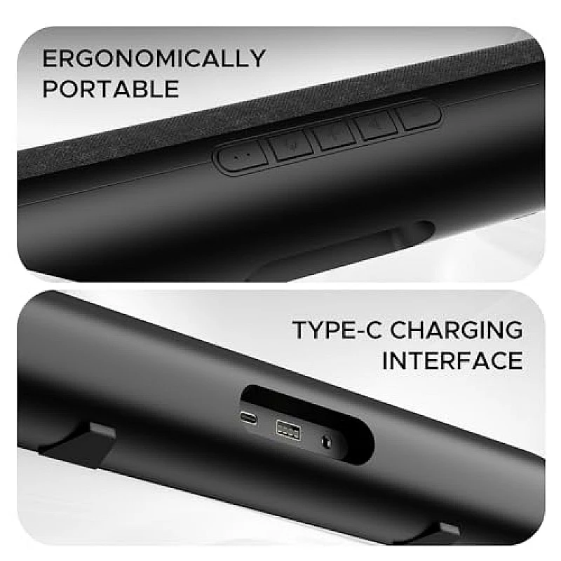boAt Aavante Bar Rhythm Soundbar with 60W RMS Signature Sound, 2.0 Channel, Multi-Connectivity Modes Carbon Black boAt Aavante Bar Rhythm Soundbar with 60W RMS Signature Sound, 2.0 Channel, Multi-Connectivity Modes Carbon Black