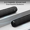 boAt Aavante Bar Rhythm Soundbar with 60W RMS Signature Sound, 2.0 Channel, Multi-Connectivity Modes Carbon Black boAt Aavante Bar Rhythm Soundbar with 60W RMS Signature Sound, 2.0 Channel, Multi-Connectivity Modes Carbon Black