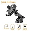 Amazon Basics Universal Car Mobile Holder for Dashboard with One Touch Mechanism- Expandable, (Black, Abs) Amazon Basics Universal Car Mobile Holder for Dashboard with One Touch Mechanism- Expandable, (Black, Abs)