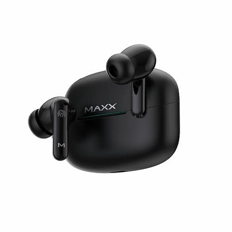 Maxx PX30 True Wireless Earbuds with Up to 50Hrs Playtime with Digital Battery Display Black Maxx PX30 True Wireless Earbuds with Up to 50Hrs Playtime with Digital Battery Display Black