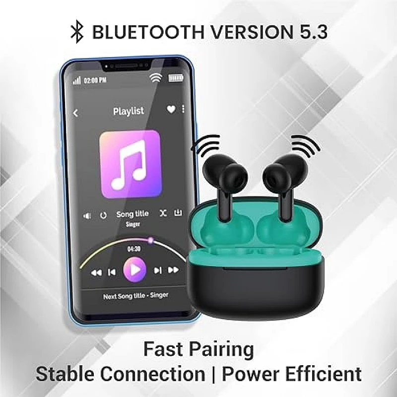 Maxx PX30 True Wireless Earbuds with Up to 50Hrs Playtime with Digital Battery Display Black Maxx PX30 True Wireless Earbuds with Up to 50Hrs Playtime with Digital Battery Display Black
