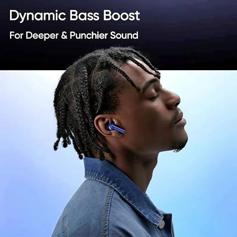 realme Buds Air 5 Truly Wireless in-Ear Earbuds with 50dB ANC, 12.4mm Mega Titanized Dynamic Bass Driver (Deep Sea Blue) realme Buds Air 5 Truly Wireless in-Ear Earbuds with 50dB ANC, 12.4mm Mega Titanized Dynamic Bass Driver (Deep Sea Blue)