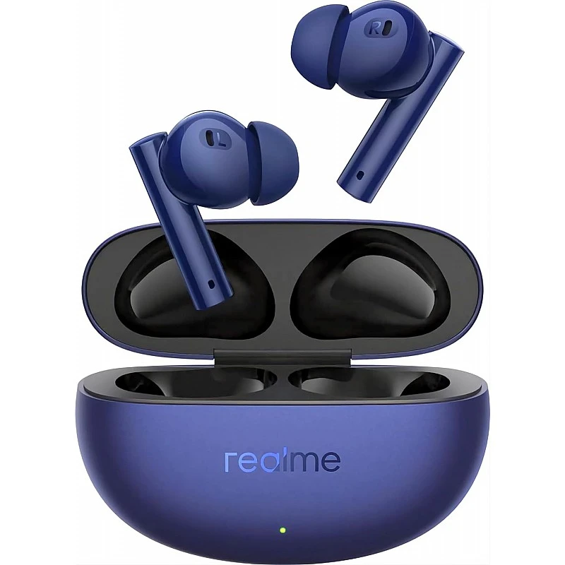 realme Buds Air 5 Truly Wireless in-Ear Earbuds with 50dB ANC, 12.4mm Mega Titanized Dynamic Bass Driver (Deep Sea Blue) realme Buds Air 5 Truly Wireless in-Ear Earbuds with 50dB ANC, 12.4mm Mega Titanized Dynamic Bass Driver (Deep Sea Blue)