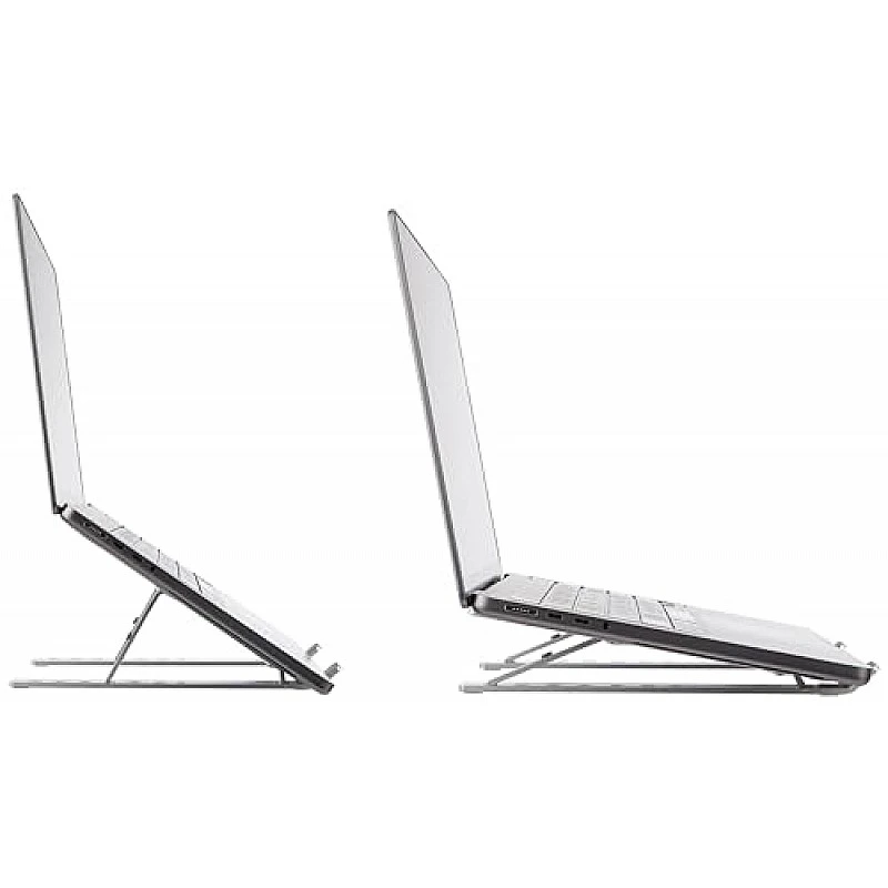 amazon basics Tabletop Laptop Stand, Ergonomic Adjustable & Ventilated Metal Riser Holder for Desk Fits Upto 15.6 Inch Laptops (Silver) amazon basics Tabletop Laptop Stand, Ergonomic Adjustable & Ventilated Metal Riser Holder for Desk Fits Upto 15.6 Inch Laptops (Silver)