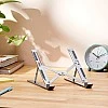 amazon basics Tabletop Laptop Stand, Ergonomic Adjustable & Ventilated Metal Riser Holder for Desk Fits Upto 15.6 Inch Laptops (Silver) amazon basics Tabletop Laptop Stand, Ergonomic Adjustable & Ventilated Metal Riser Holder for Desk Fits Upto 15.6 Inch Laptops (Silver)