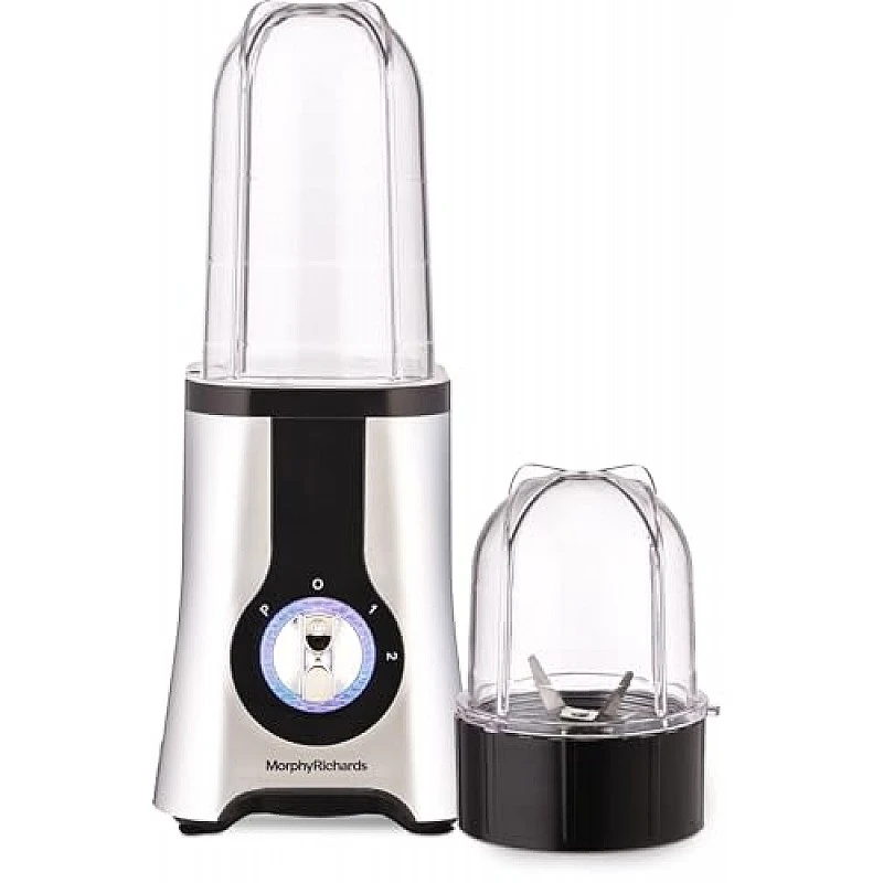 Morphy Richards 2 In 1 Blendmaster | 400W Powerful Motor | Grind, Mix, Blend Silver Black Morphy Richards 2 In 1 Blendmaster | 400W Powerful Motor | Grind, Mix, Blend Silver Black